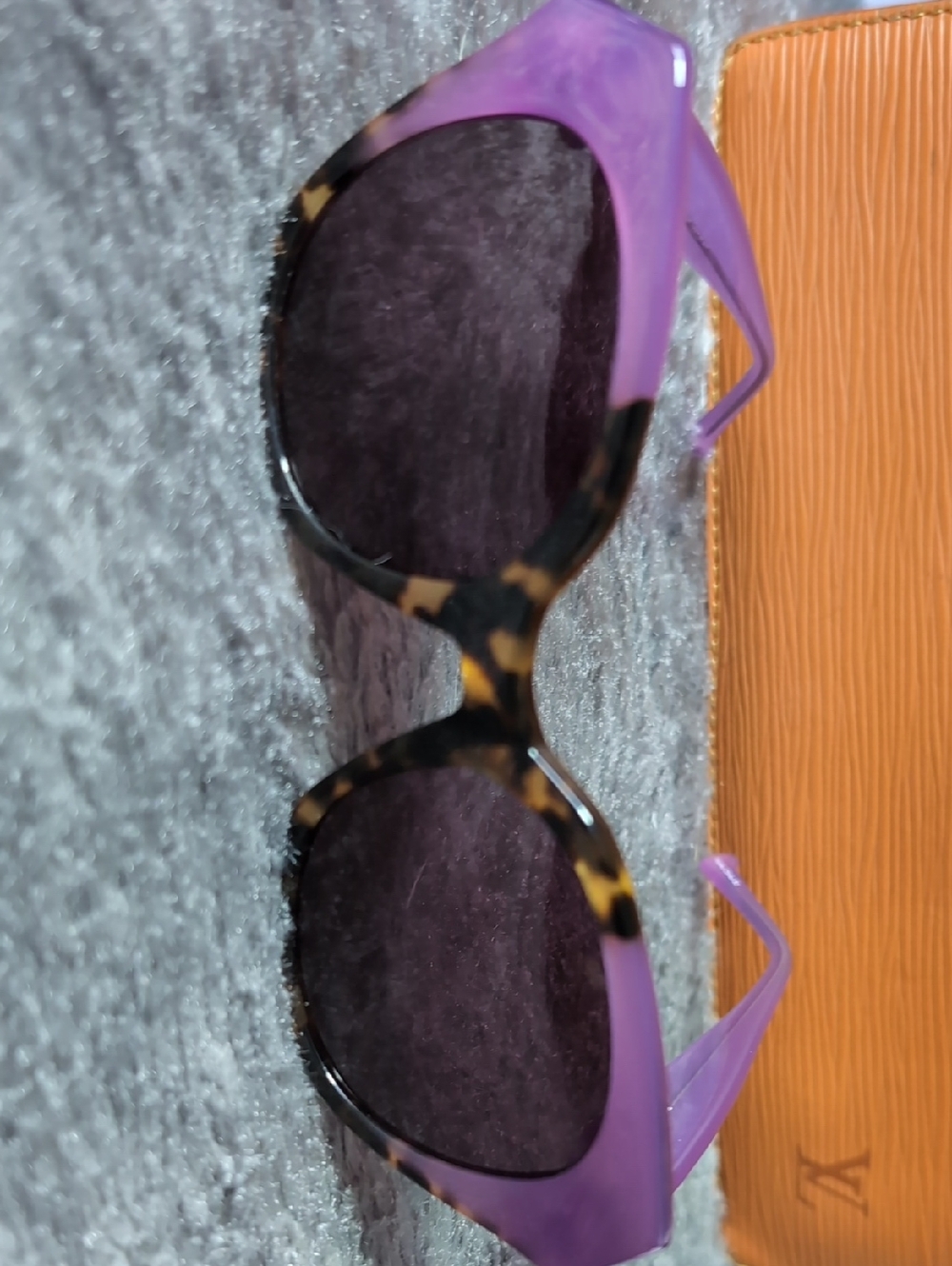 Betsey Johnson Purple Tortoiseshell Sunglasses